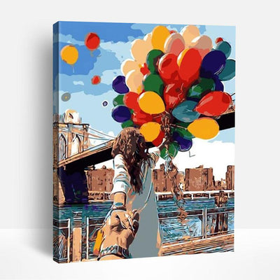 Colorful Balloon Romance | Paint By Numbers