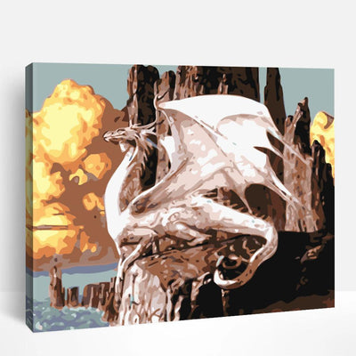 White Dragon Warriors | Paint By Numbers