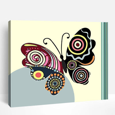 Abstract Butterfly | Paint By Numbers