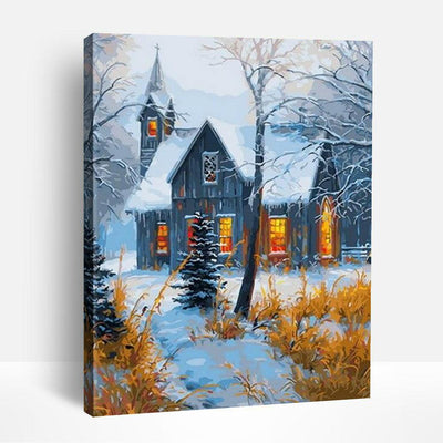 Winter House | Paint By Numbers
