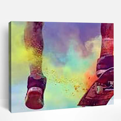 Abstract Skate | Paint By Numbers