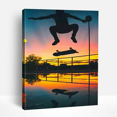 Skate Reflections | Paint By Numbers