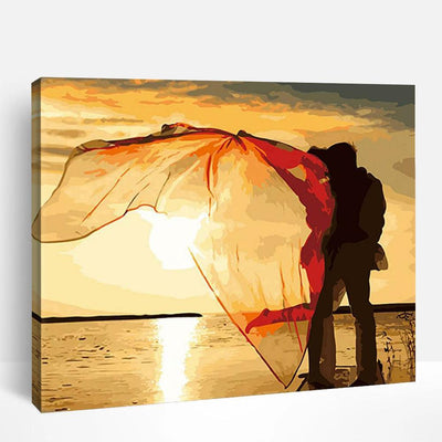 Couples under Sunset | Paint By Numbers