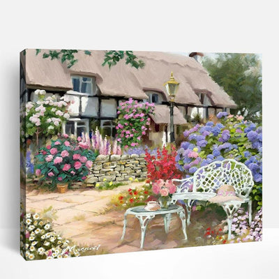 Floral Front Yard | Paint By Numbers