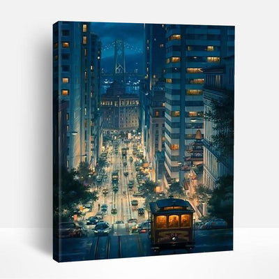 City at Night | Paint By Numbers