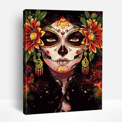 Sugar Skull Girl | Paint By Numbers