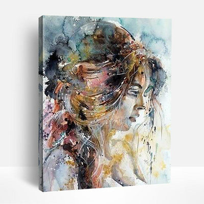 Abstract Lady Portrait | Paint By Numbers