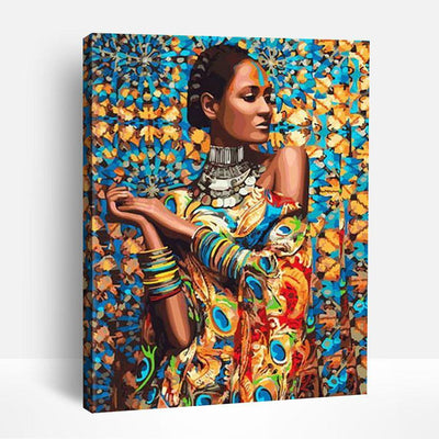 Beauty with Patterns | Paint By Numbers