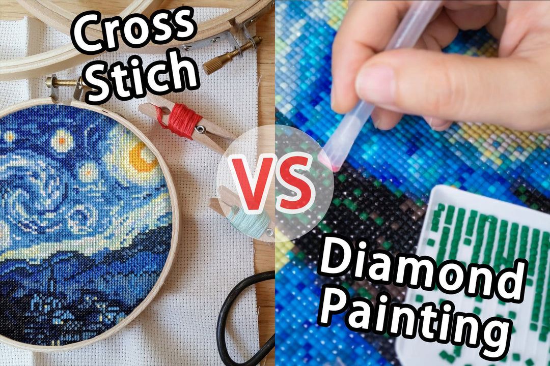 Discovering the Joy of Diamond Painting and Cross-Stitching: Which Craft Will You Choose?