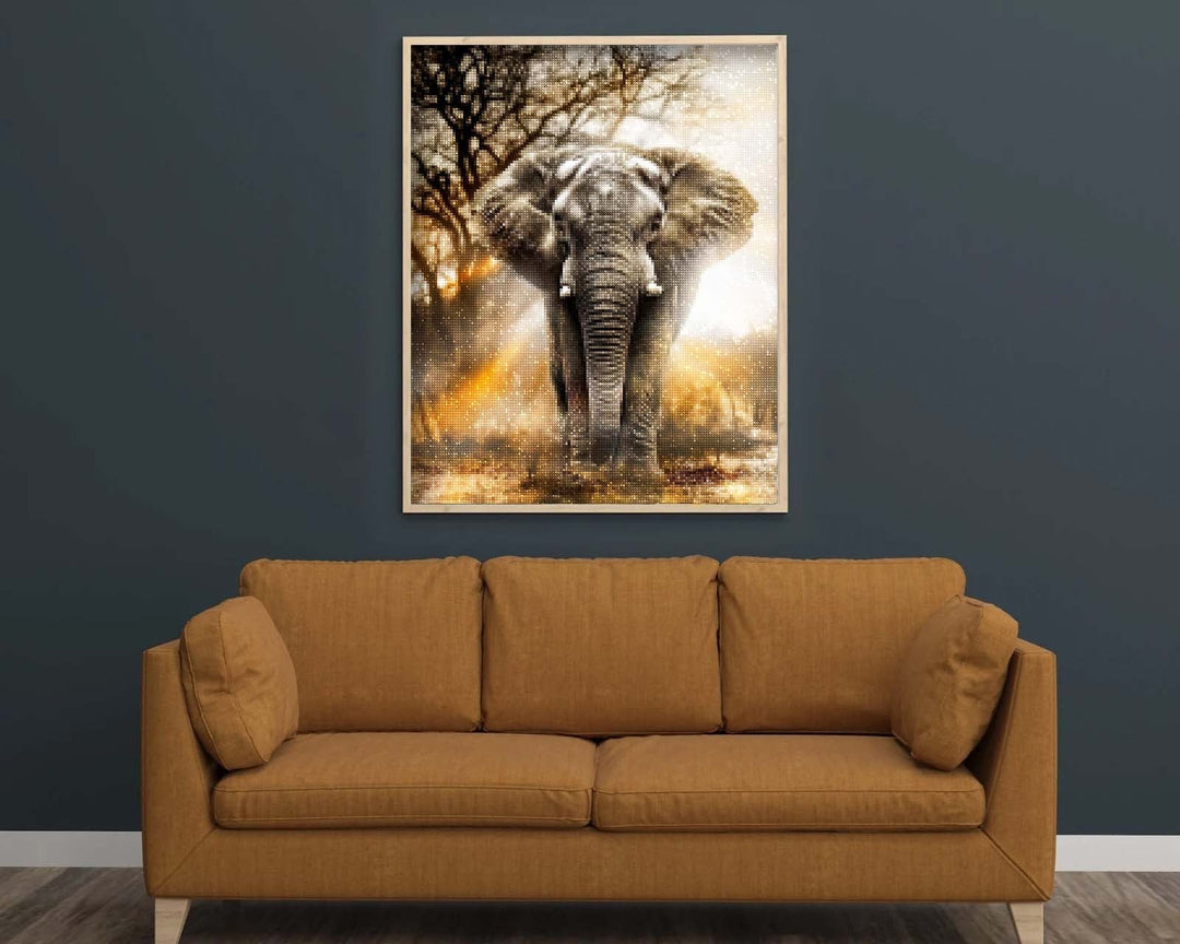 Why Elephant Diamond Paintings Are Perfect for Large Canvases