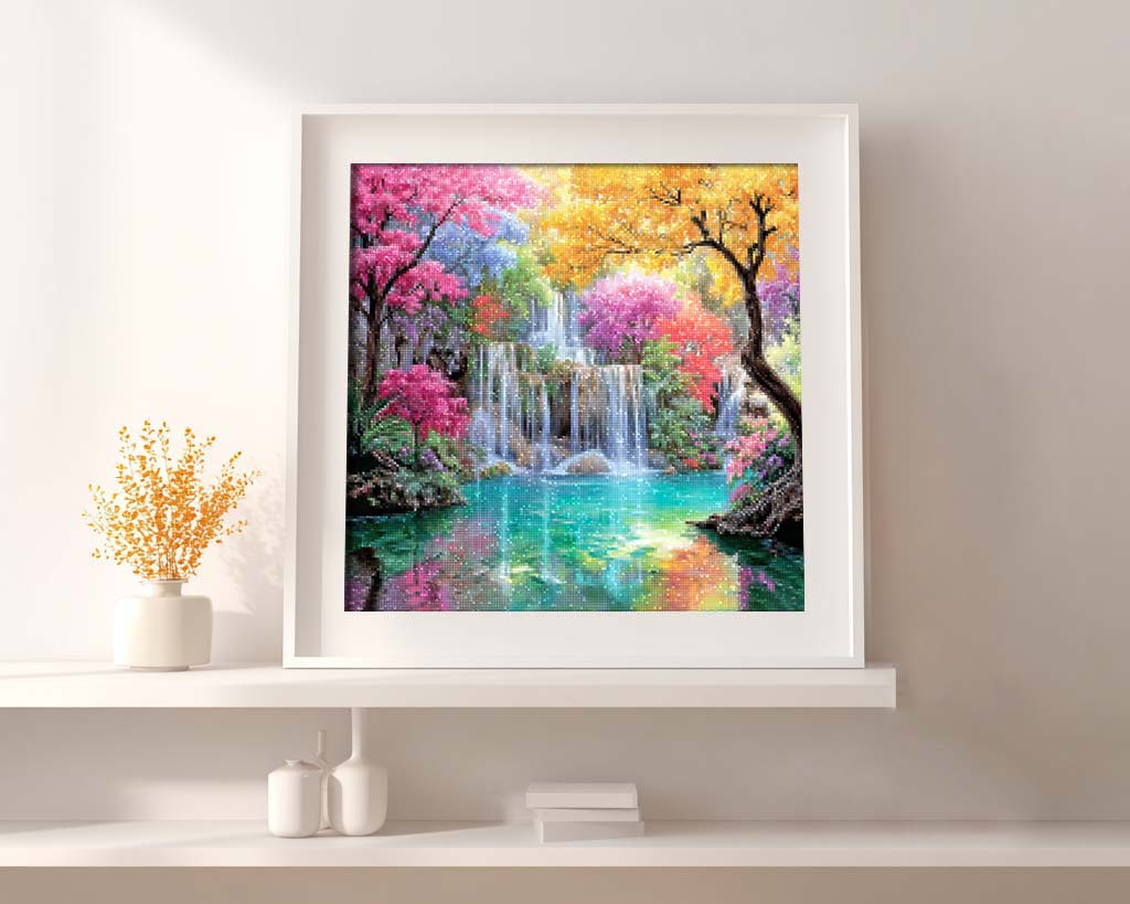 The Flow State: A Healing Guide to Waterfall Diamond Painting