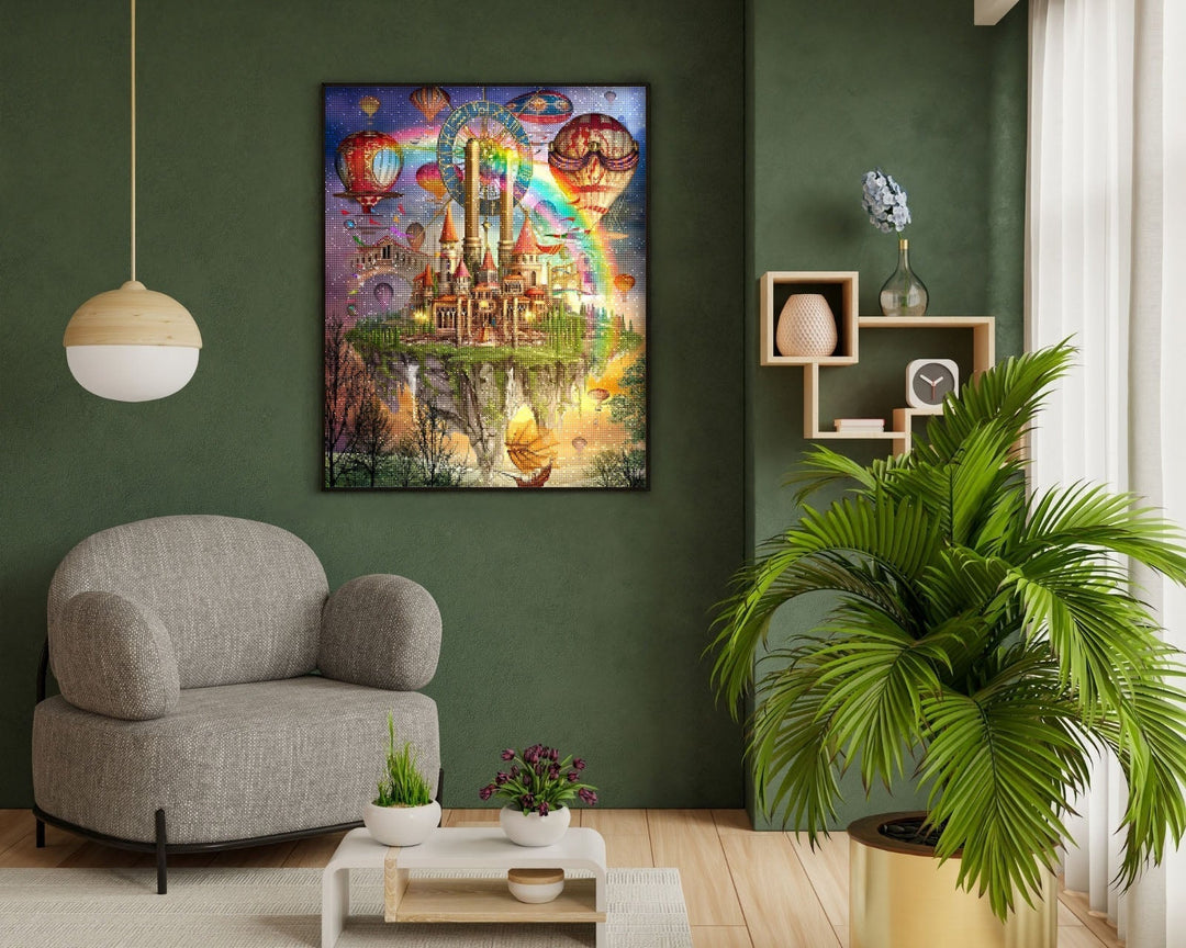 How to Choose and Complete Your First Castle Diamond Painting