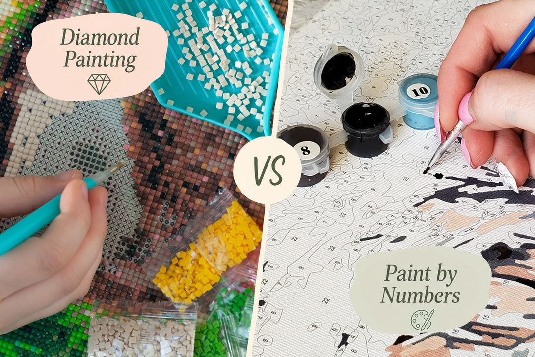 Custom Diamond Painting vs Custom Paint by Numbers: Which Should You Choose?