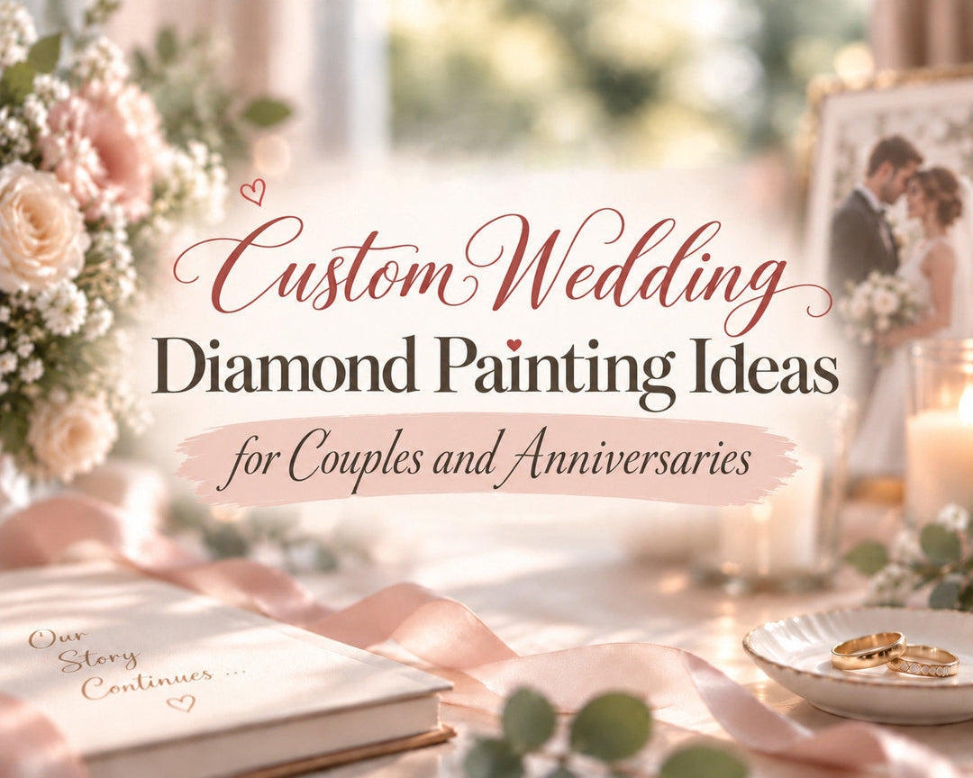 Custom Wedding Diamond Painting Ideas for Couples and Anniversaries