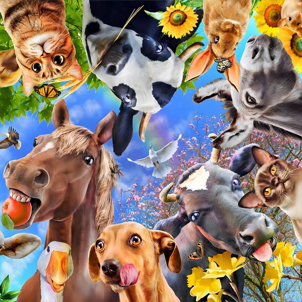 Farm Animal Diamond Painting Kits Full Drill Diamond Art