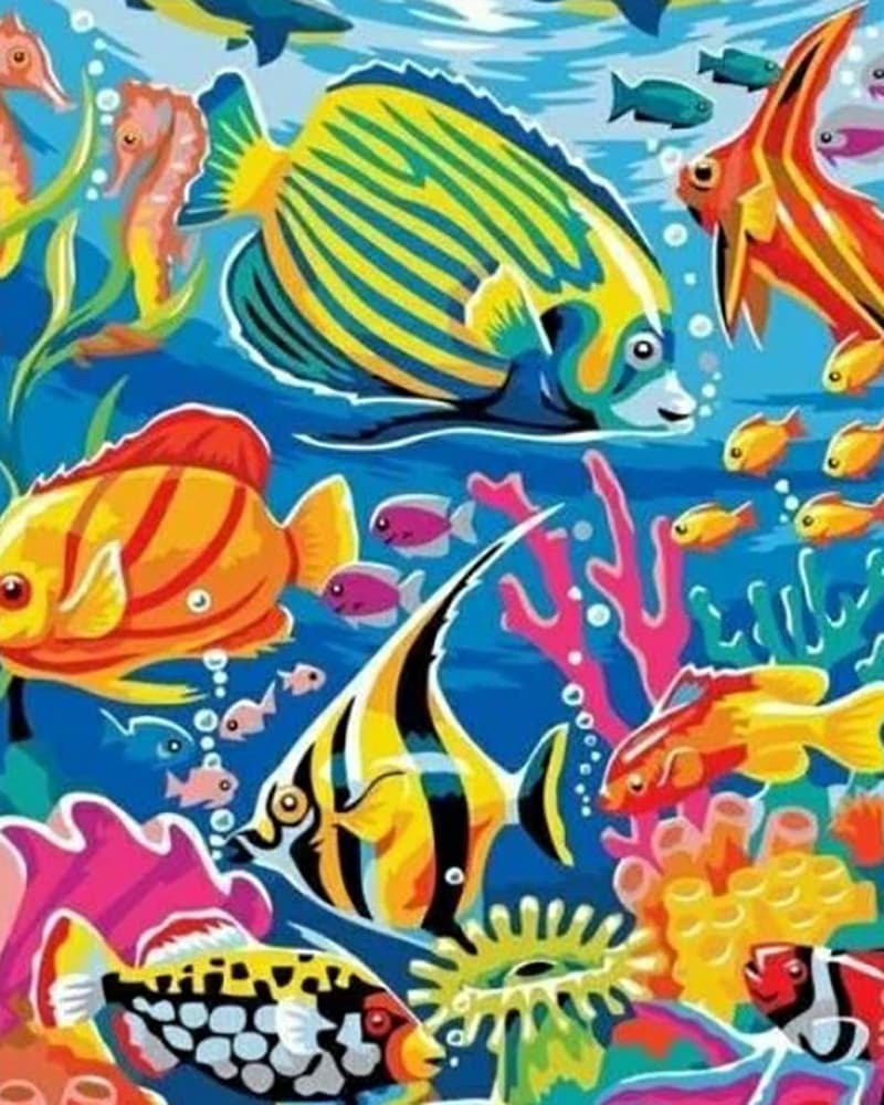 Colorful Paint By Numbers Diamondpaintingpro