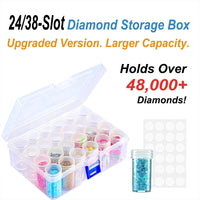 24/38 Slot Break-Apart Diamond Storage Box UPGRADED