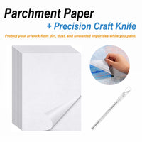 Diamond Painting Parchment Paper with Precision Craft Knife