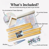 Everything You Need to Get Started is Included in Our Top-Quality Paint by Numbers Kit