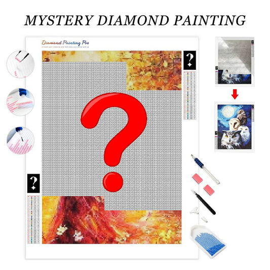 Mystery Diamond Painting | Full Drill | Unknown Image