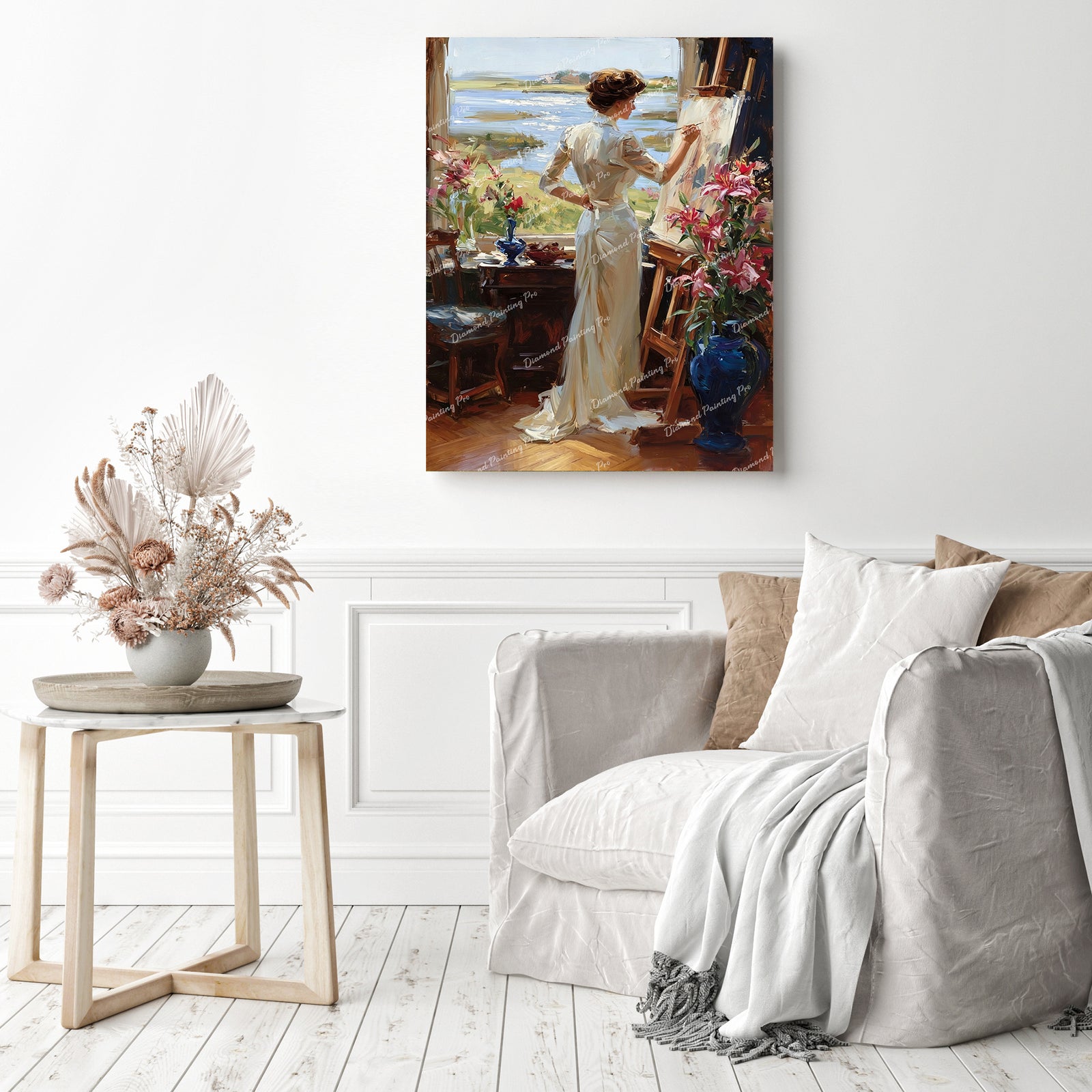 Artist Studio Diamond Painting as Home Decor