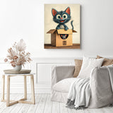 Box Buddies Peek-a-Boo Diamond Painting as Home Decor
