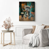 Bulldog and Cigar Diamond Painting as Home Decor