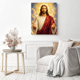 Christ with Open Arms Diamond Painting as Home Decor