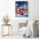 Christmas Eve in London Diamond Painting as Home Decor