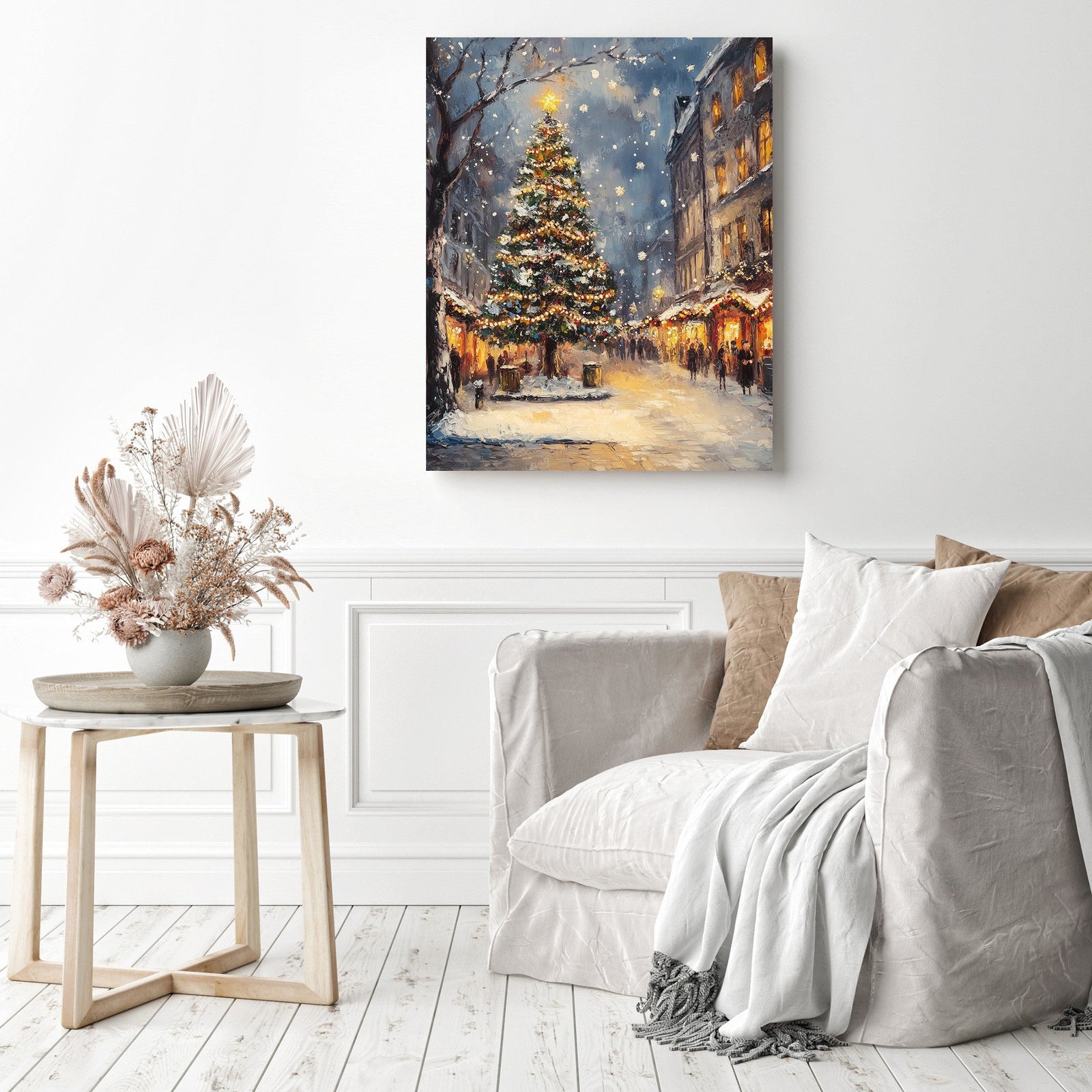 Christmas Markets Diamond Painting as Home Decor