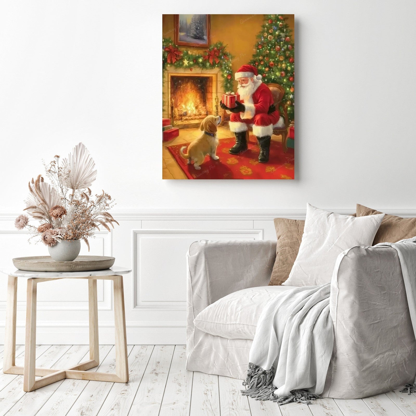 Christmas Surprise Diamond Painting as Home Decor