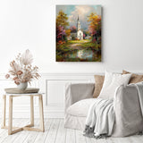 Colors of the Steeple Diamond Painting as Home Decor