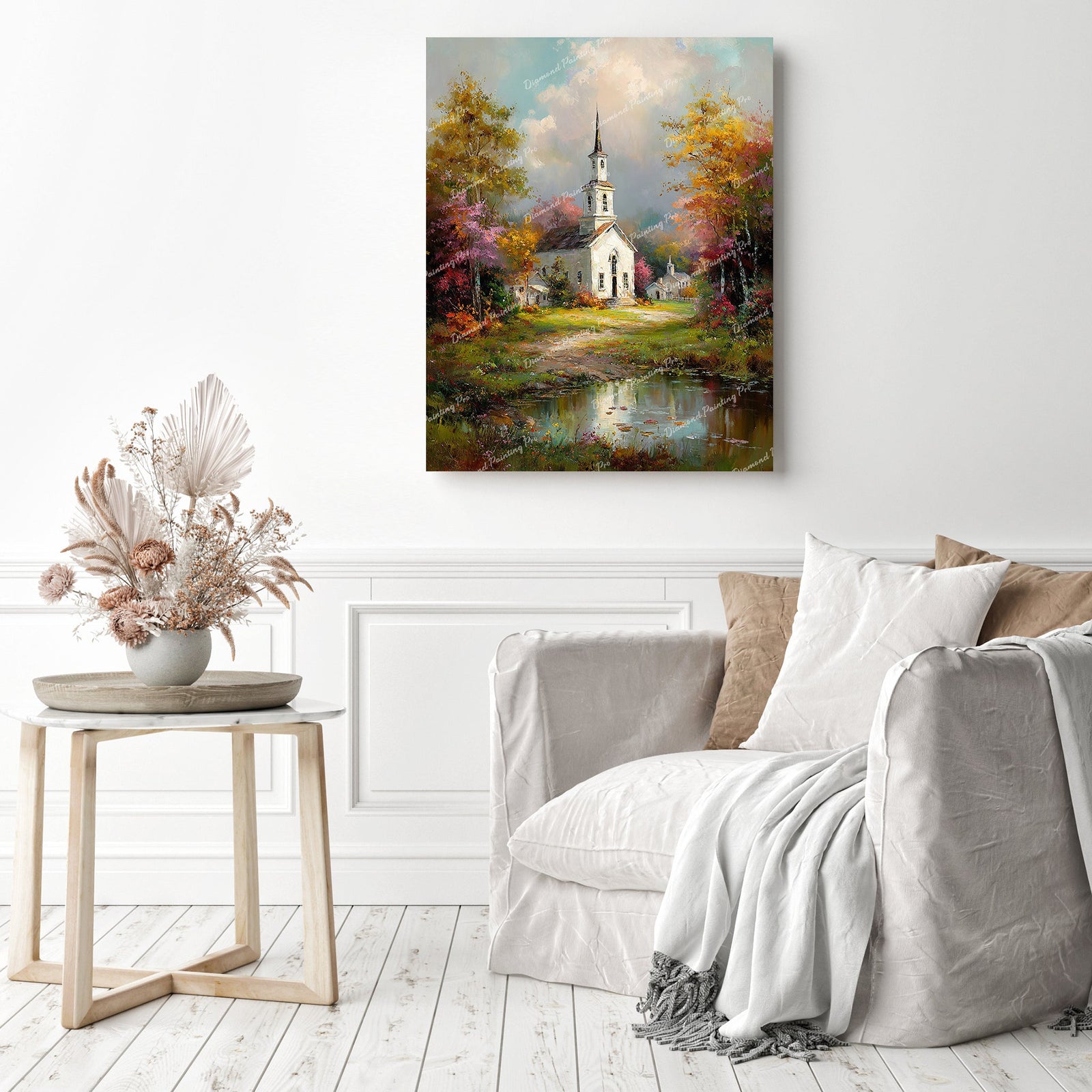 Colors of the Steeple Diamond Painting as Home Decor