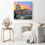 Colosseum at Sunset Diamond Painting as Home Decor