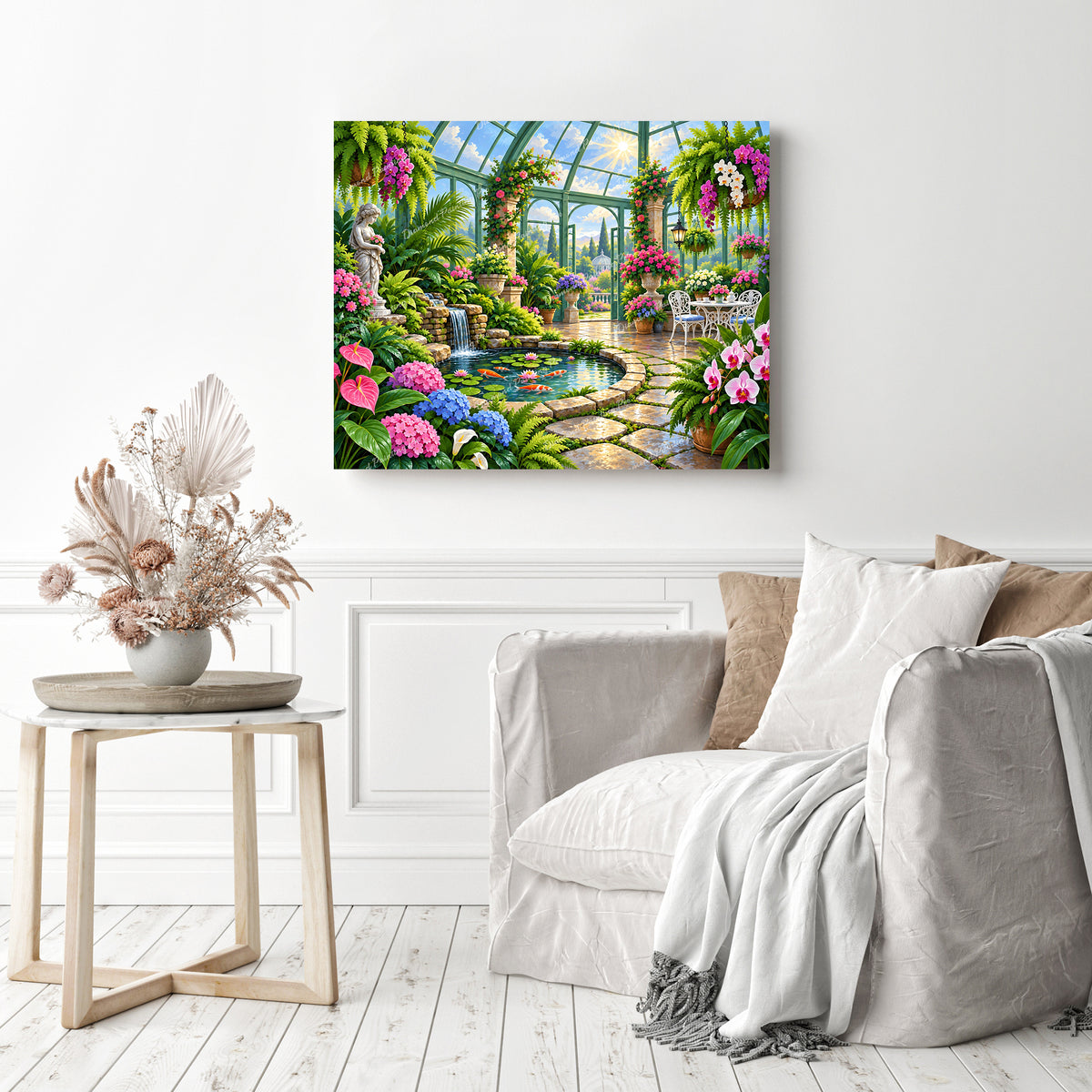Conservatory Garden Diamond Painting as Home Decor