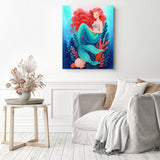 Coral Lullaby Diamond Painting as Home Decor