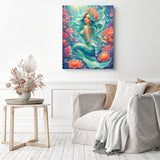 Coral Reef Mermaid Diamond Painting as Home Decor