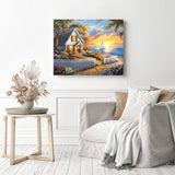 Cottage by the Sea Diamond Painting as Home Decor