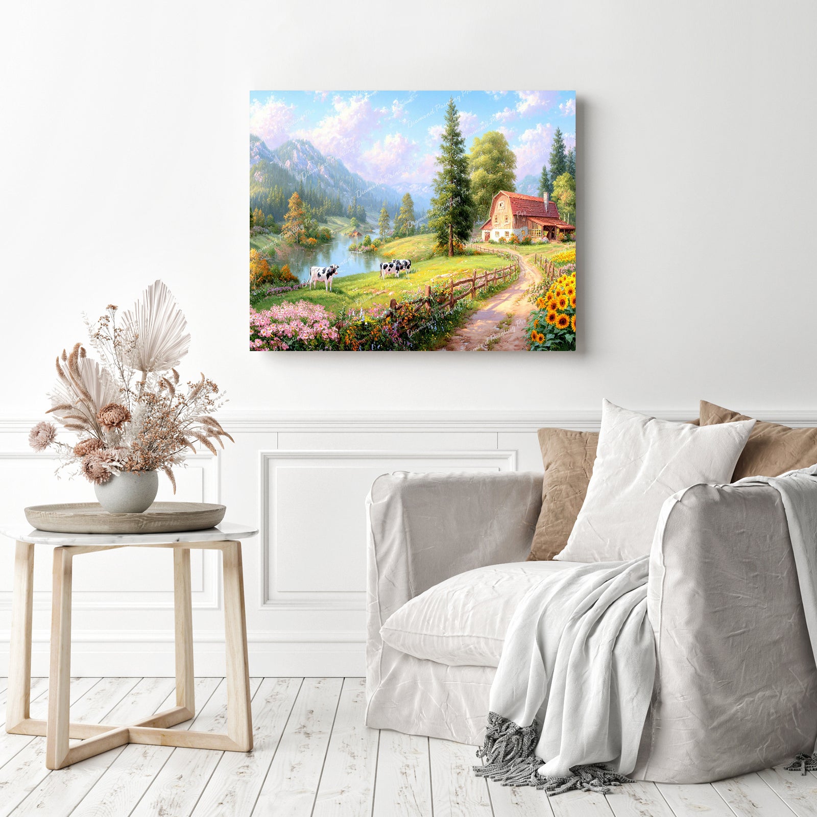 Countryside Farm Diamond Painting as Home Decor