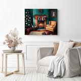 Cozy Fireplace Diamond Painting as Home Decor