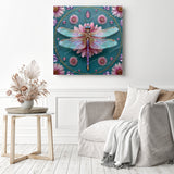 Dragonfly with Jeweled Wings Diamond Painting as Home Decor