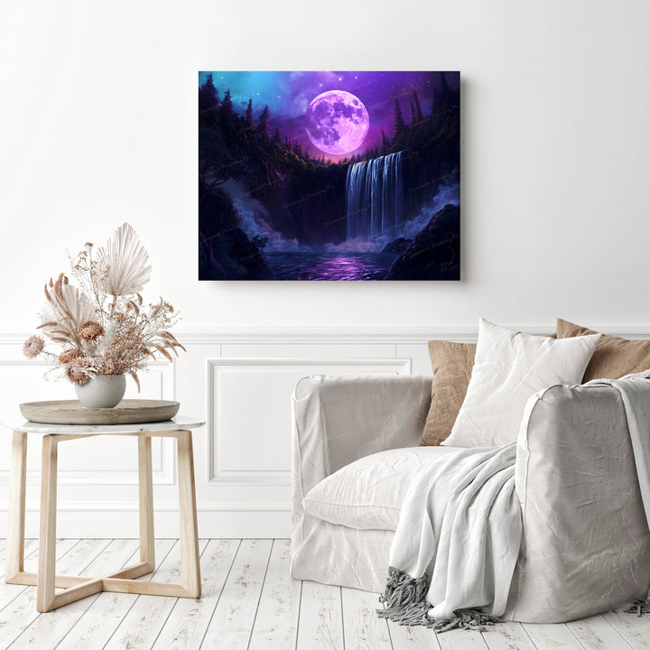 Enchanted Violet Moon | Diamond Painting