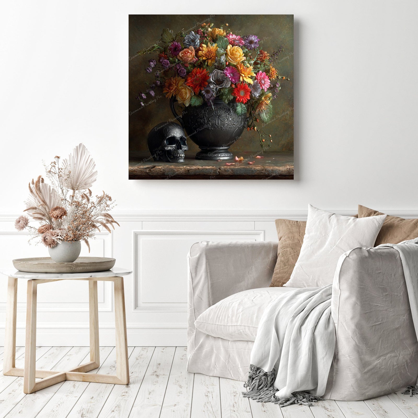 Eternal Bloom Diamond Painting as Home Decor
