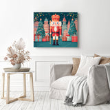 Festive Nutcracker Diamond Painting as Home Decor
