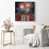 Firework Spectacle Diamond Painting as Home Decor