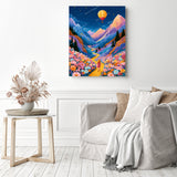 Flower Valley Diamond Painting as Home Decor