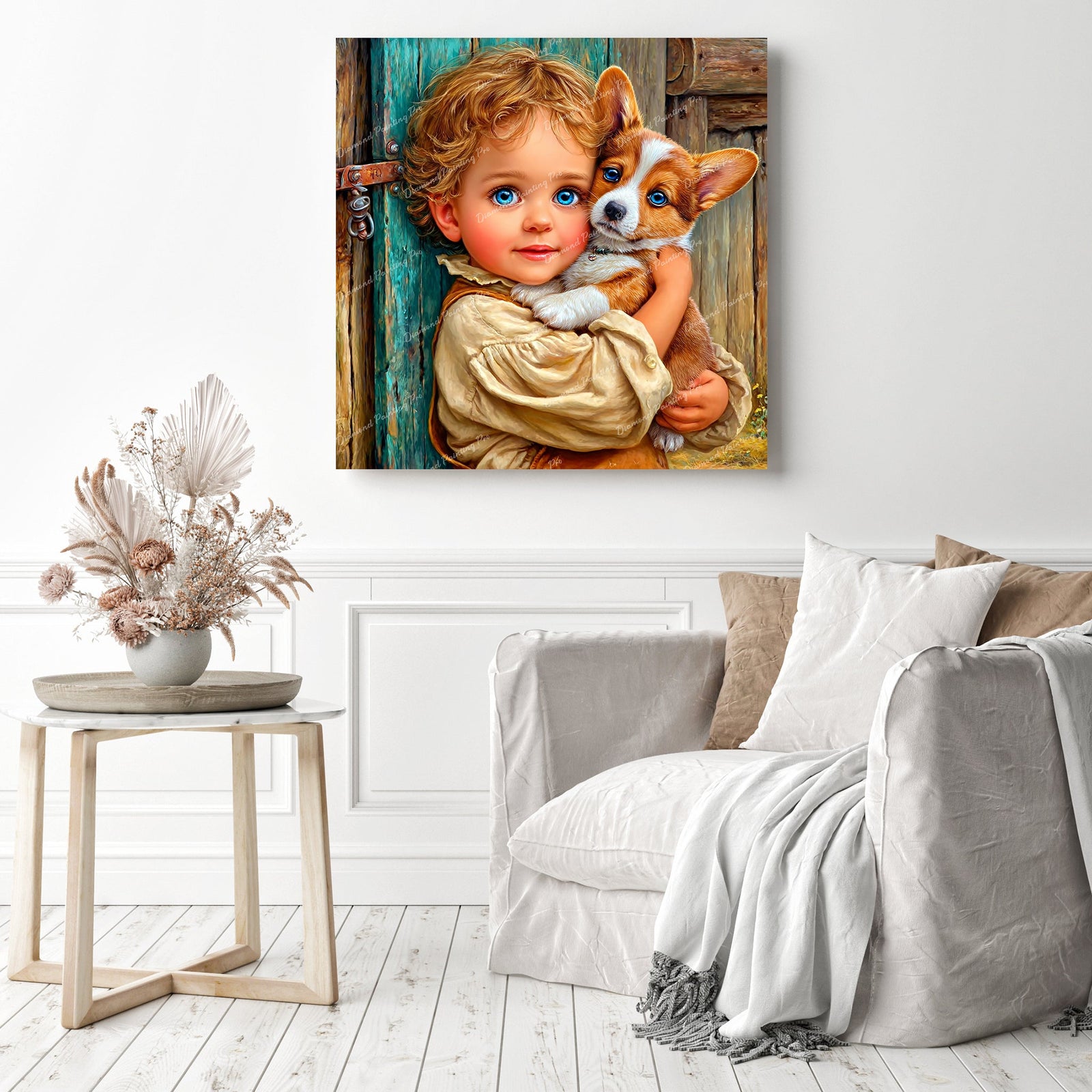 Friends by the Barn Diamond Painting as Home Decor