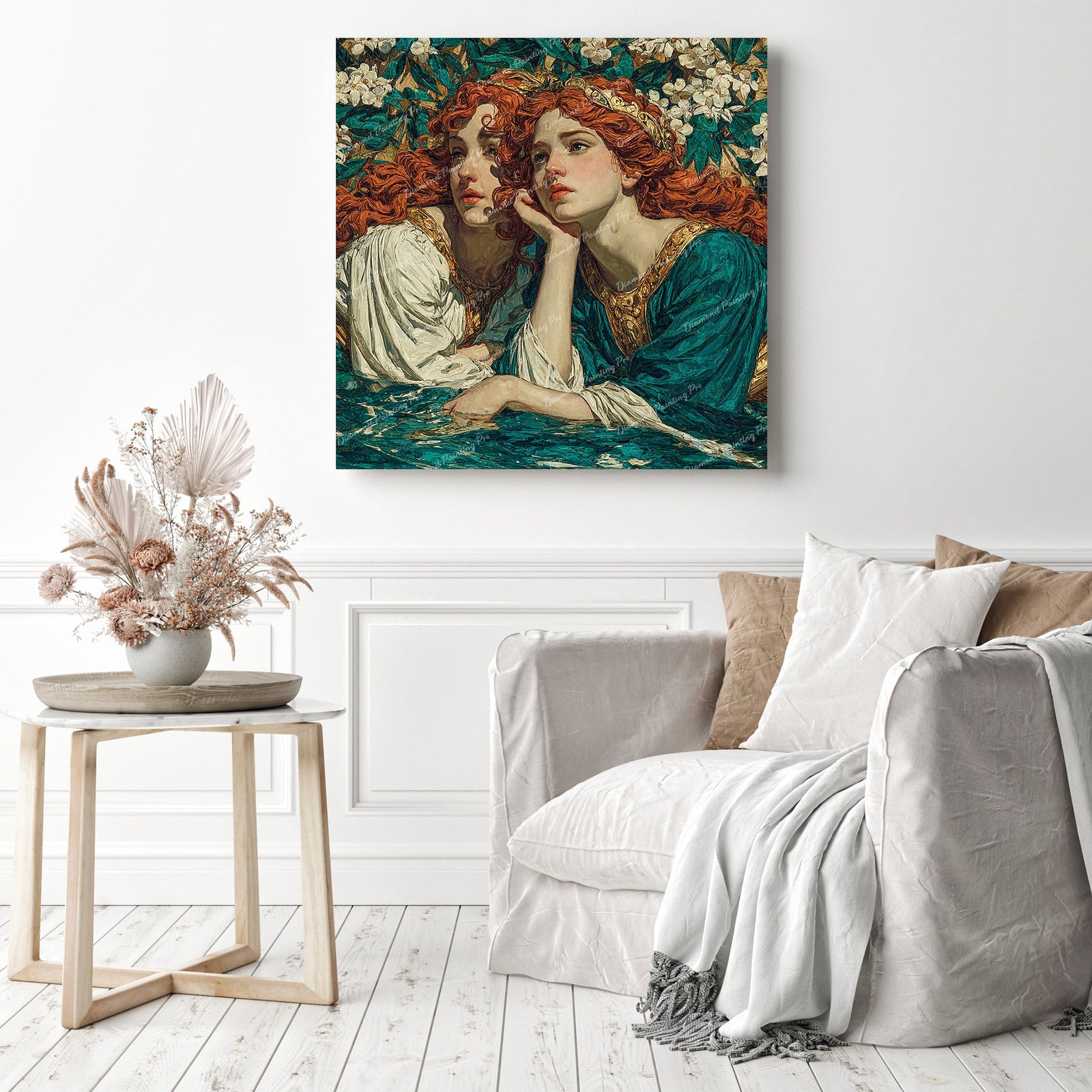 Garden Sisters Diamond Painting as Home Decor