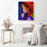 Gypsy Whisper | Diamond Painting Displayed as Home Decor