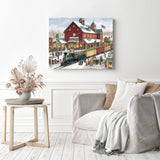 Holiday County Express Diamond Painting as Home Decor